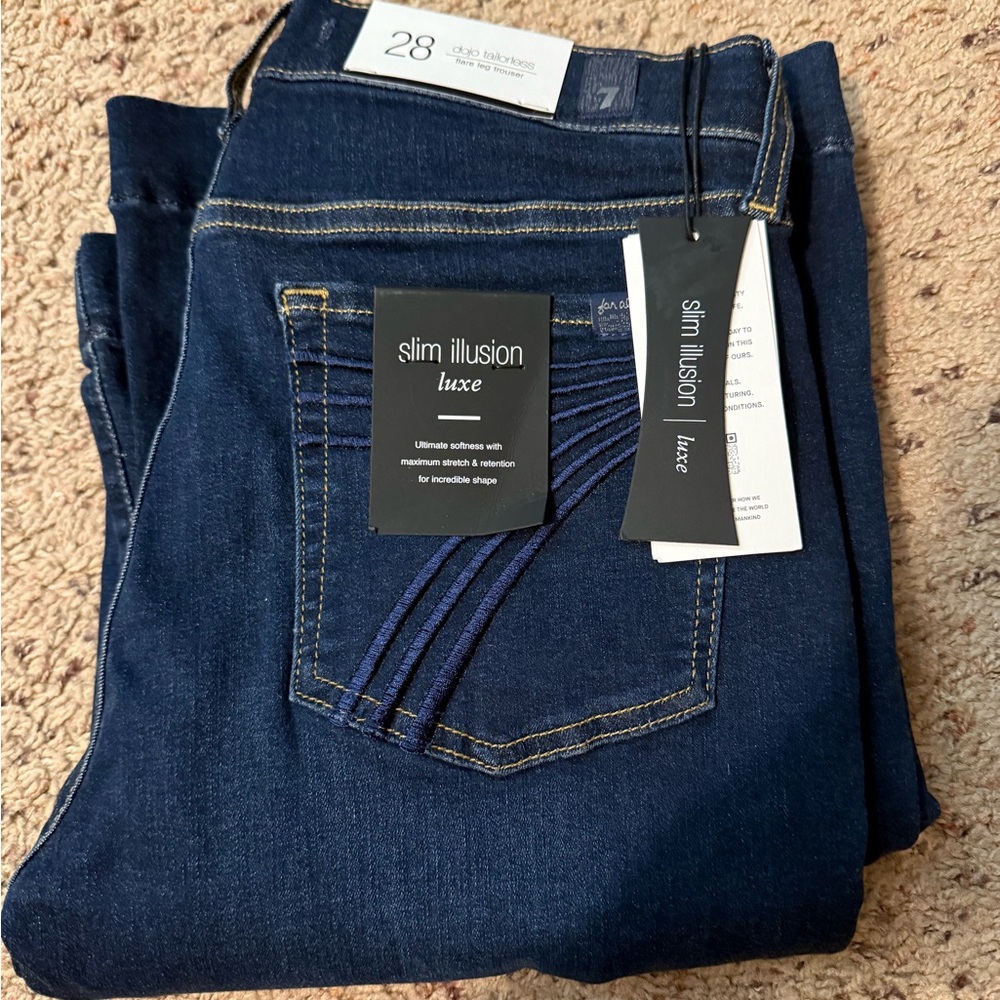 7 For All Mankind Dark Indigo Jeans